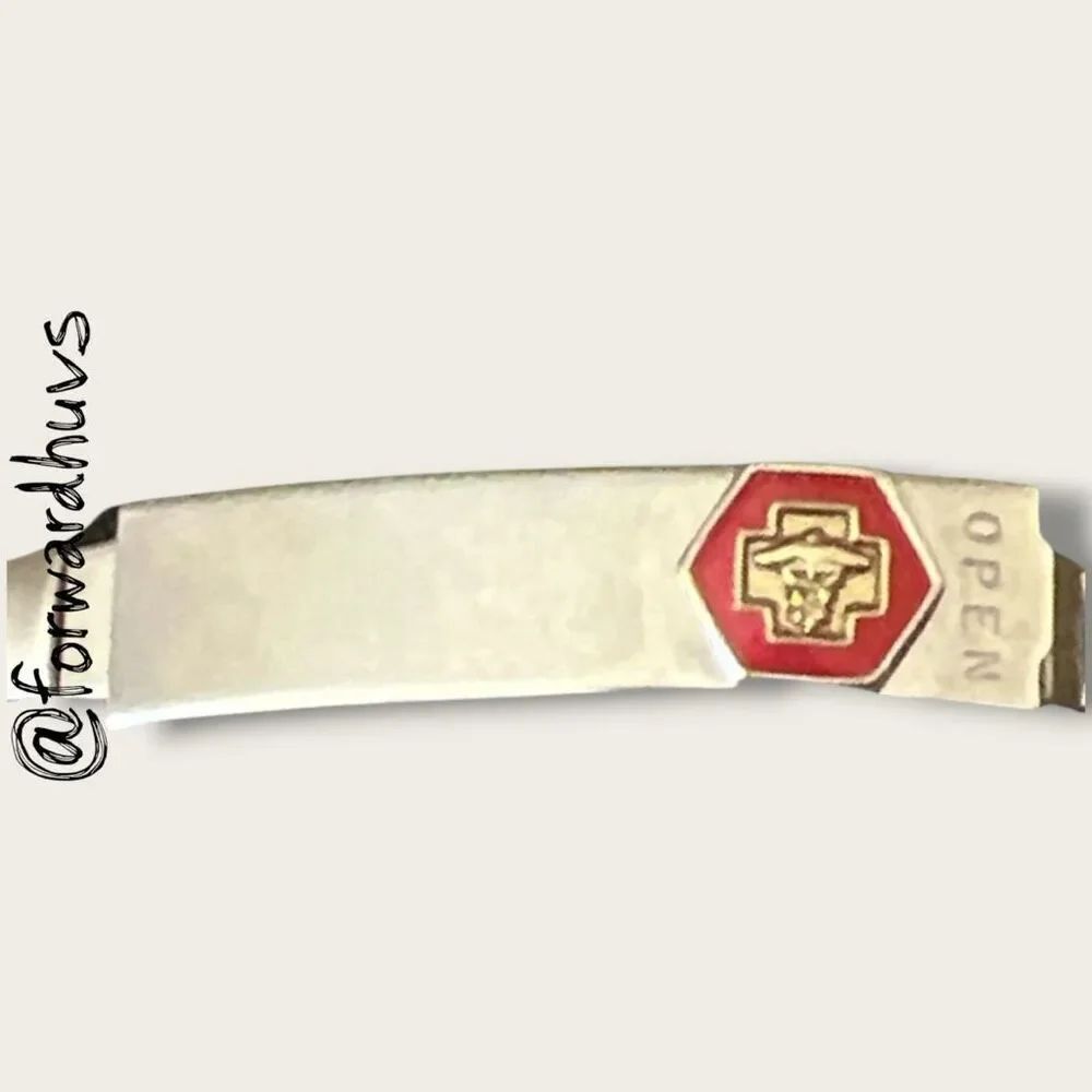 Diabetic Alert Bracelet - Bracelet Only No Wallet Card
